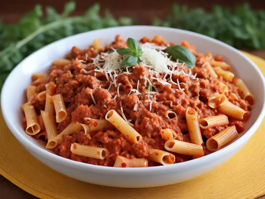 meat sauce pasta